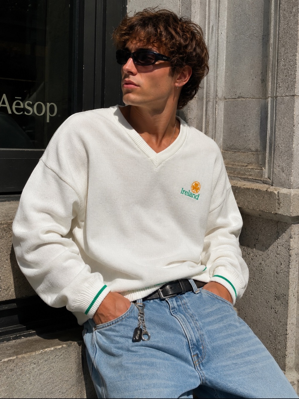 Vintage Blarney Woollen Mills Ireland Pullover Sweater Men’s XL